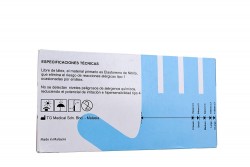 Guante Nitrilo Color Azul Talla L 8½ Caja Con 100 Unidades
