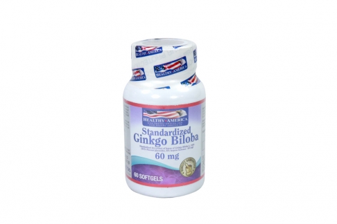 Ginkgo Biloba 60 mg Frasco Con 60 Cápsulas Rx