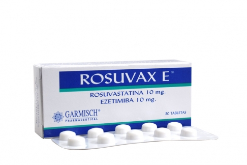 Rosuvax E 10 / 10 mg Caja Con 30 Tabletas Rx