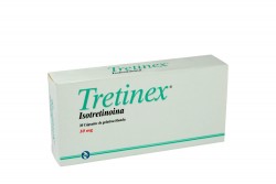 Tretinex 10 mg Caja Con 30 Cápsulas De Gelatina Blanda Rx5