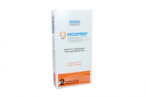Picoprep Polvo 3.5 / 12 G / 10 Mg Caja Con 2 Sobres De 16.13 G  Sabor Naranja