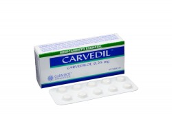 Carvedil 6,25 mg Caja Con 30 Tabletas Rx4