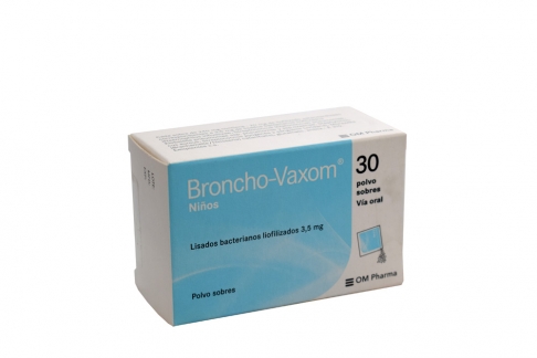 Broncho Vaxom Niños 3.5 Mg Caja Con 30 Sobres Rx4 Rx