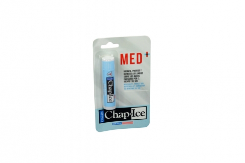 Chap Ice Med Empaque Con Barra Con 4.25 g - Protector Labial