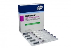Fragmin Solución Inyectable 2.500 UI Caja Con 10 Jeringas Con 0.2 mL Rx1 Rx4
