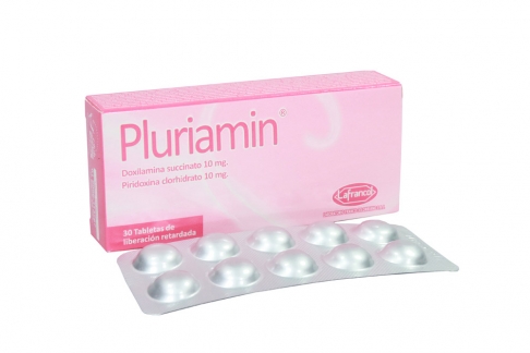 Pluriamin 10 / 10 mg Caja Con 30 Tabletas De Liberacion Retardada Rx