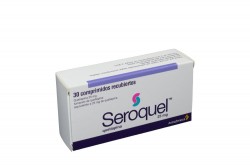Seroquel 25 mg Caja Con 30 Comprimidos Recubiertos  Rx4