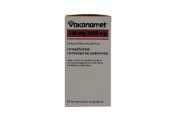 Vokanamet 150 / 1000 mg Caja Con 60 Comprimidos Recubiertos Rx4