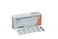 Topiramato 50 mg Caja Con 20 Tabletas Cubertas Rx Rx4