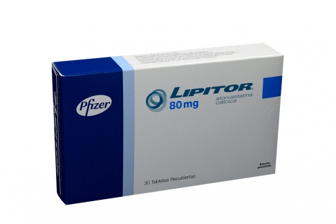 Lipitor 80 mg Caja Con 30 Tabletas Col Rx Rx4