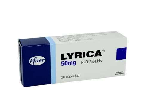 Lyrica 50 mg Caja Con 30 Cápsulas  Rx1