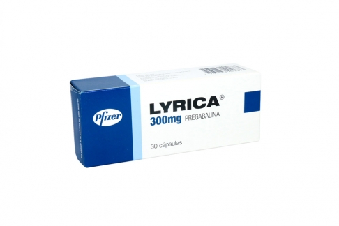 Lyrica 300 mg Caja Con 30 Cápsulas  Rx1