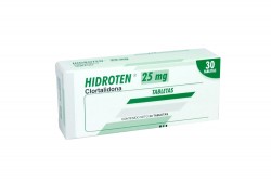 Hidroten 25 mg Caja Con 30 Tabletas Rx4