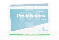 Prednisolona 5 mg Caja Con 250 Tabletas Rx