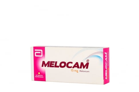 Melocam 15 mg Caja Con 30 Tabletas Dispersables Rx