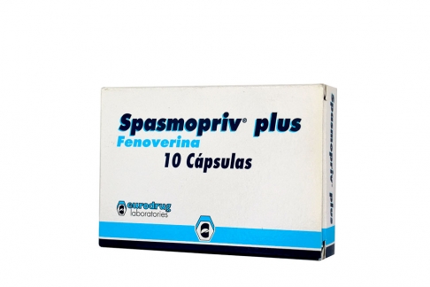 Spasmopriv Plus 200 mg Caja Con 10 Cápsulas Rx