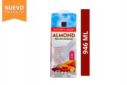 Almond Bebida De Almendras Nature’s Heart Frasco Con 946 mL