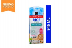 Rice Organic Bebida De Arroz Nature’s Heart Frasco Con 946 mL