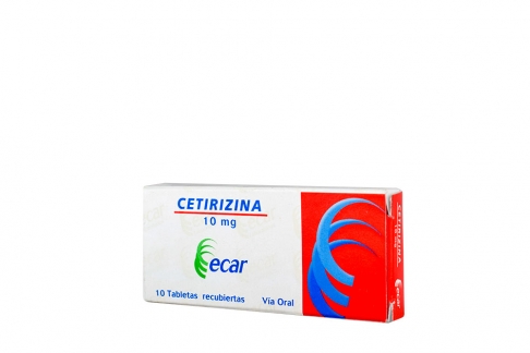 Cetirizina 10 Mg Caja Con 10 Tabletas Col