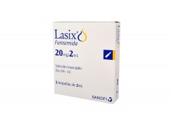 Lasix 20mg/2ml Caja Con  5 Ampollas Rx