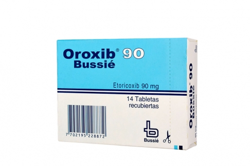 Oroxib 90 mg Caja Con 14 Tableras Recubiertas Rx4