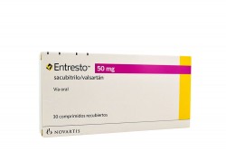 Entresto 50 mg Caja Con 30 Comprimidos Recubiertos Rx Rx1 Rx4
