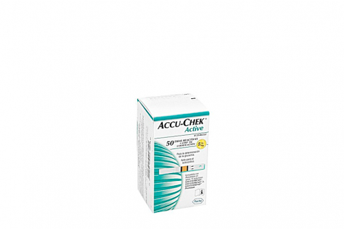 Accu – Chek Active Caja Con 50 Tiras Reactivas
