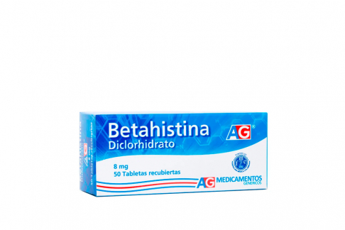 Betahistina 8 mg Caja x 50 Tabletas Rx Rx4