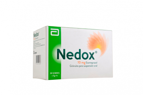 Nedox 10 Mg Gránulos Gastrorresistentes Para Suspensión Oral Caja Con 28 Sobres