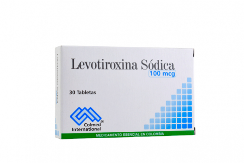 Levotiroxina 100 mcg Caja Con 30 Tabletas Rx Rx4