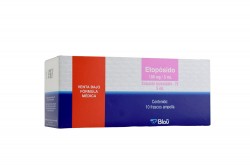 Etopósido 100 mg Solución Inyectable Caja Con 10 Frascos Ampolla RX4