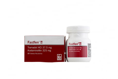 Fastfen 37.5 / 325 mg Caja Con Frasco Con 10 Tabletas Recubiertas Rx4