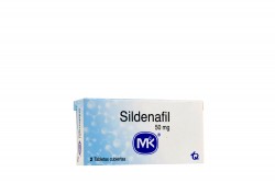 Sildenafil 50 mg Caja Con 2 Tabletas Recubiertas Rx