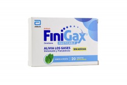 Finigax Sabor Menta Caja Con 20 Tabletas Masticables