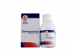Claritromicina 250 mg / 5 mL Caja Con Frasco Con 50 mL Rx2.-