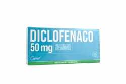 Diclofenaco 50 mg Caja Con 400 Tabletas Recubiertas Rx