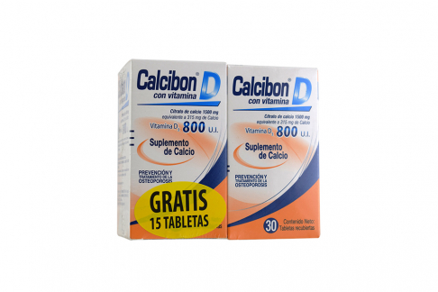 Carbonato de calcio tabletas masticables