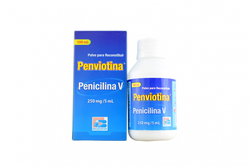 Penviotina Suspensión Frasco Con 100 mL (PENICILINA Fenoximetilica) / Labquifar Rx Rx2