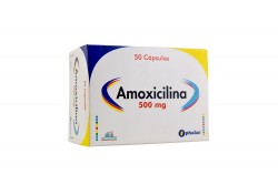 Amoxicilina 500 mg Caja Con 50 Capsulas Rx2