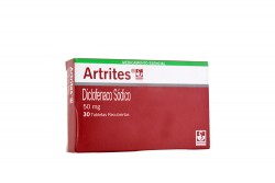 Artrites 50 mg Caja Con 30 Tabletas Rx
