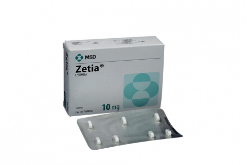 Zetia 10 mg Caja Con 7 Tabletas Rx