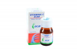 Vitamina C Ecar 100 mg / mL Caja Con Frasco Con 30 mL