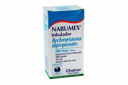 Nabumex 250 mcg Caja Con Frasco Inhalador Con 200 Dosis Rx4