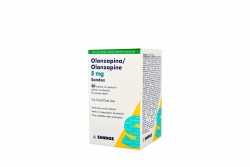 Olanzapina Sandoz 5 mg Caja Con Frasco Con 20 Tabletas Recubiertas Rx
