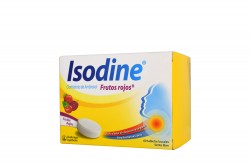 Isodine Frutos Rojos Caja Con 60 Tabletas