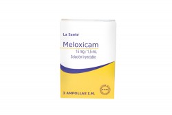 Meloxicam 15mg/1.5mL Solución Inyectable La Sante Caja Con 3 Ampollas Rx