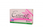 Evinet 0.75 Mg Caja Con 4 Tabletas Rx1