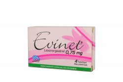 Evinet 0.75 mg Caja Con 4 Tabletas