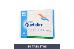 Drugtech Quetidin 200 mg Caja Con 30 Tabletas Rx4 Rx1