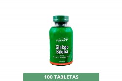 Ginkgo Biloba Frasco Con 100 Tabletas